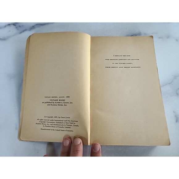 The Children Of Sanchez By Oscar Lewis Paperback - Picture 4 of 10